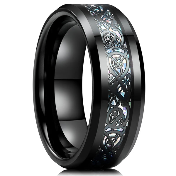 King Will DRAGON&trade; 8mm tungsten ring