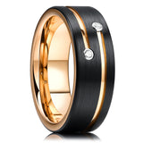 King Will GEM&trade; 8mm tungsten ring