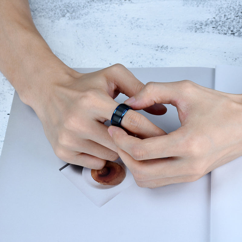 King Will DUO&trade; 10mm tungsten ring