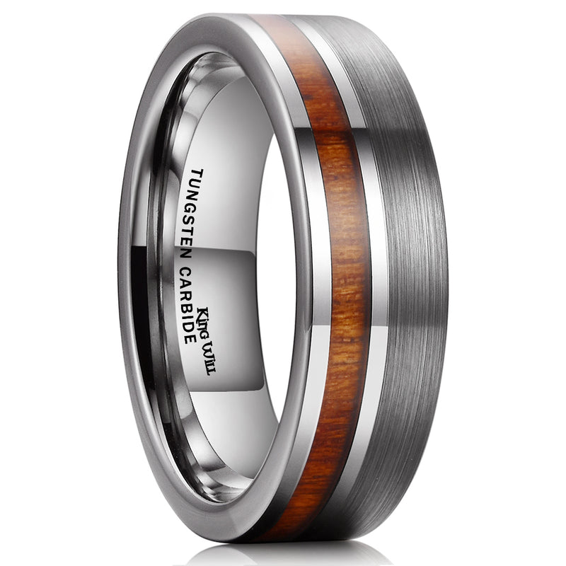 King Will NATURE&trade; 7mm tungsten ring
