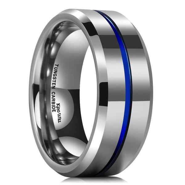 King Will LOOP&trade; 8mm tungsten ring