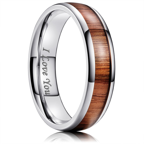 King Will NATURE&trade; 6mm stainless steel ring