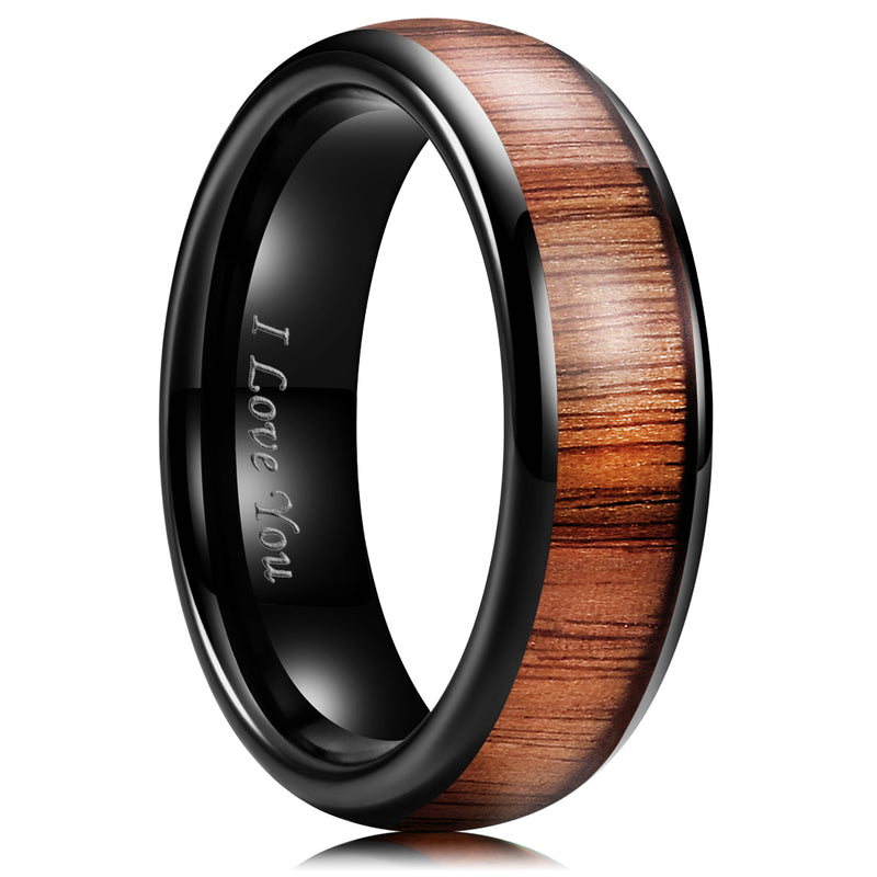 King Will NATURE&trade;6mm stainless steel ring
