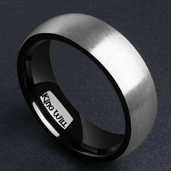 King Will DUO&trade; 7mm titanium ring