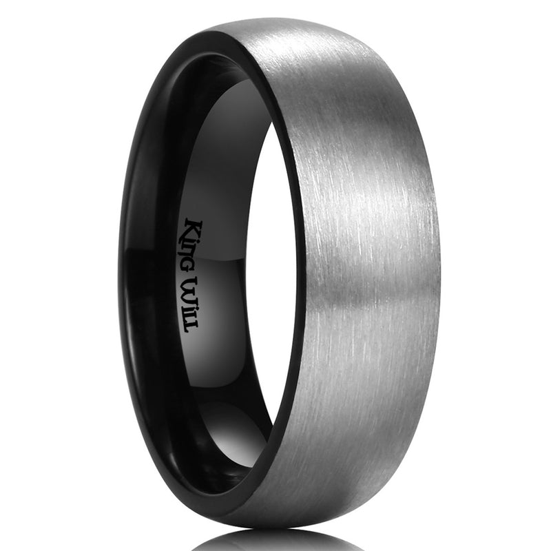 King Will DUO&trade; 7mm titanium ring