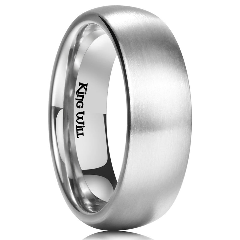 King Will CLASSIC&trade; 7mm titanium ring