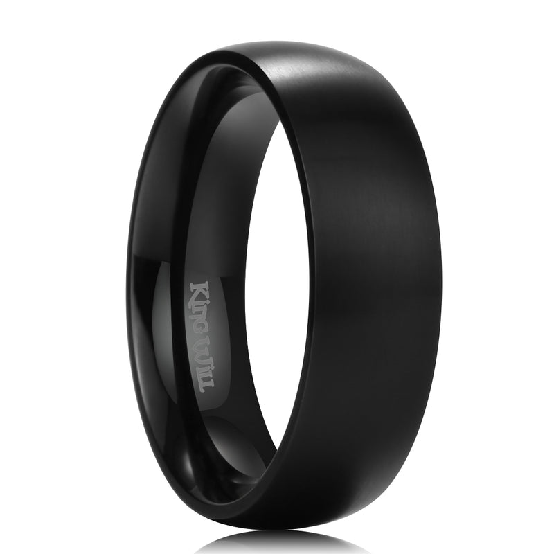 King Will BASIC&trade; 7mm titanium ring