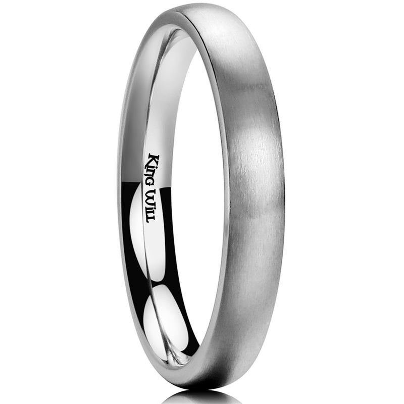 King Will CLASSIC&trade; 3mm titanium ring