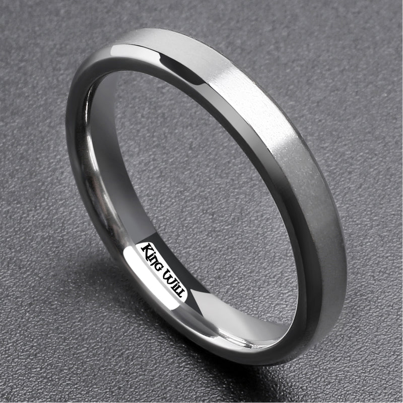King Will CLASSIC&trade; 3mm titanium ring