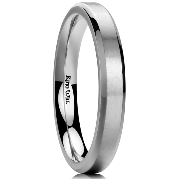 King Will CLASSIC&trade; 3mm titanium ring