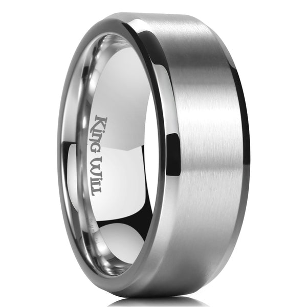 King Will CLASSIC&trade; 8mm titanium ring
