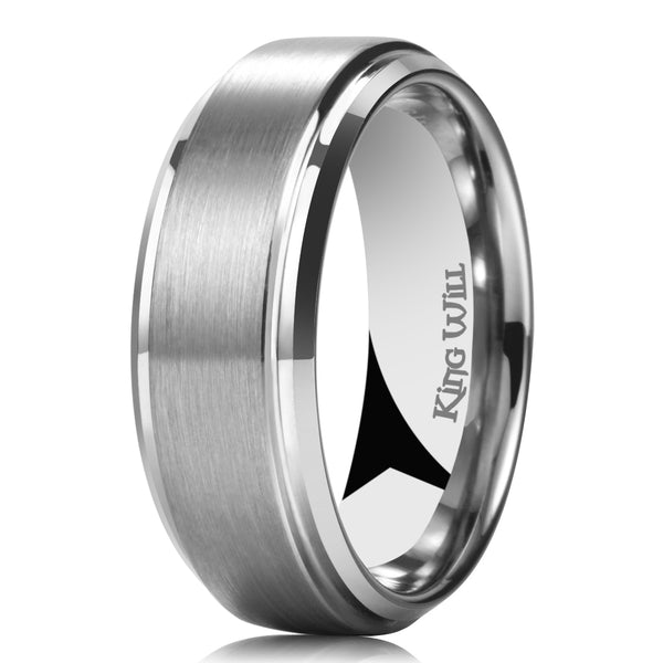 King Will CLASSIC&trade; 8mm titanium ring