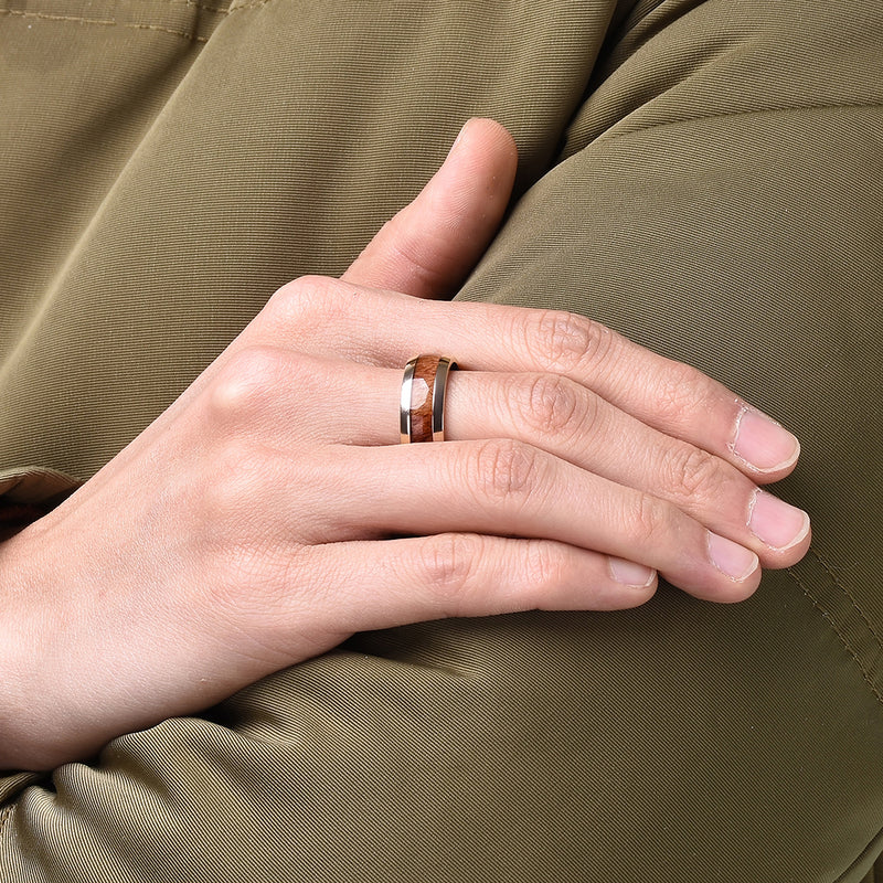 King Will NATURE&trade; 8mm titanium ring