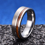King Will NATURE&trade; 7mm tungsten ring