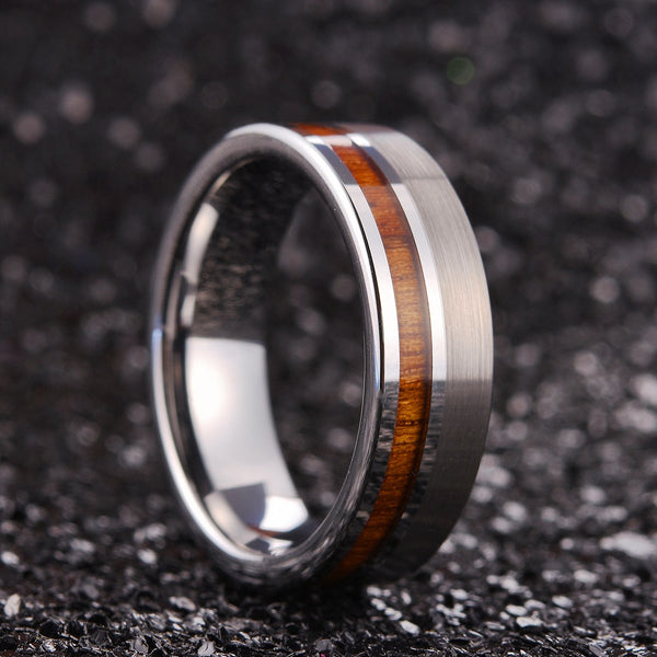 King Will NATURE&trade; 7mm tungsten ring