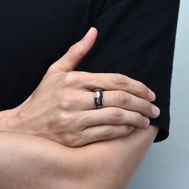 King Will NATURE&trade; 8mm tungsten ring