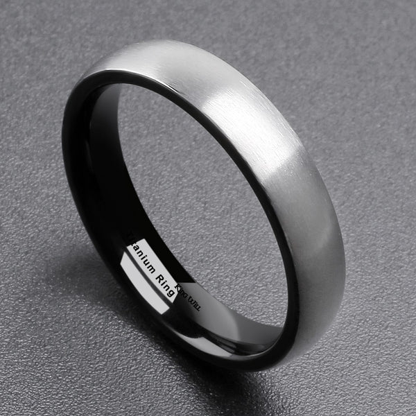 King Will DUO&trade; 4mm titanium ring