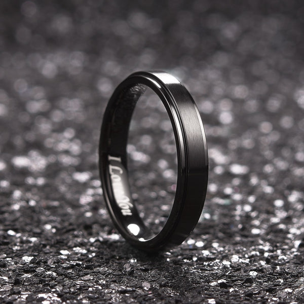 King Will BASIC&trade; 4mm stainless steel ring