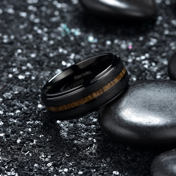 King Will NATURE&trade; 8mm tungsten ring