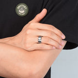 King Will STEAMPUNK&trade; 8mm tungsten ring