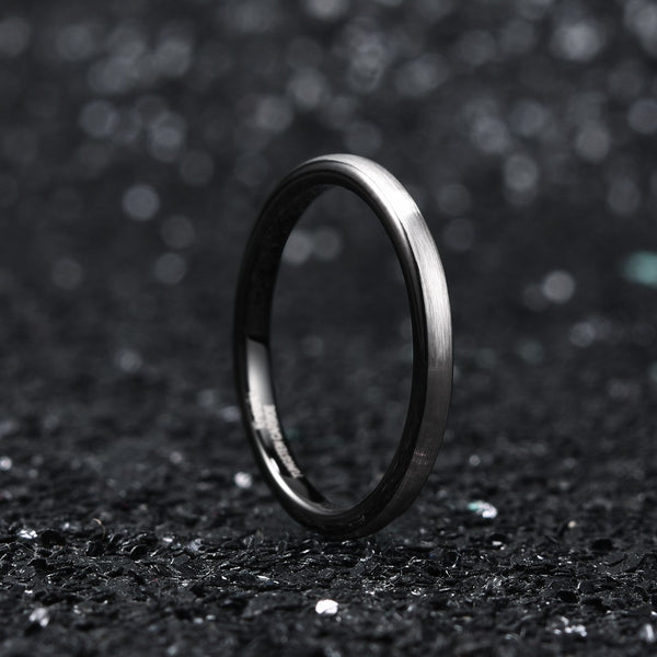 King Will DUO&trade; 2mm tungsten ring