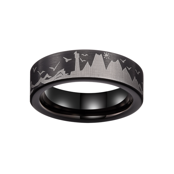 King Will BASIC&trade; 6mm tungsten ring