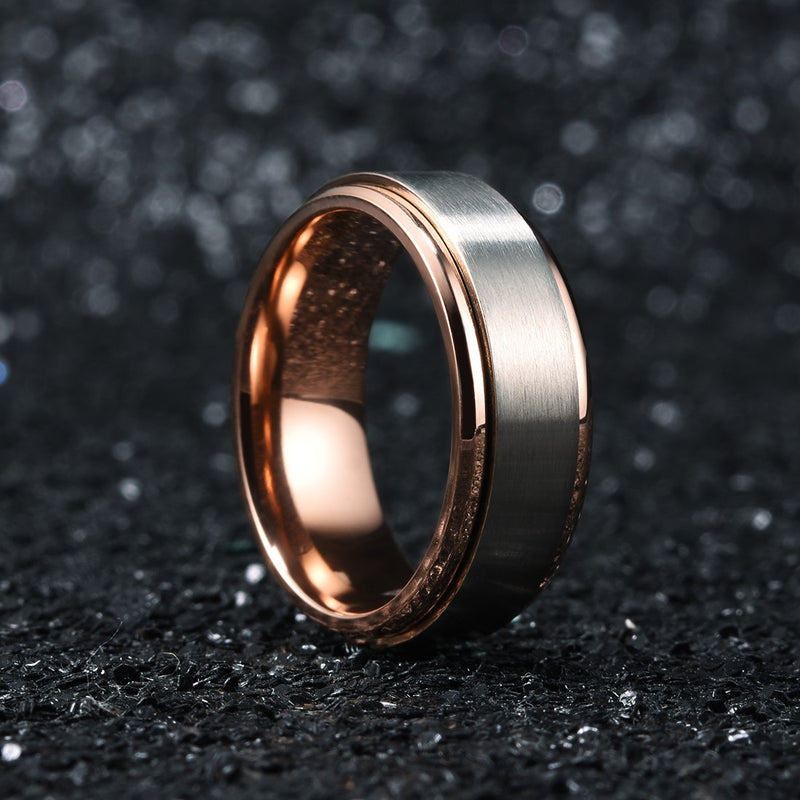 King Will Intertwine&trade; 8mm Spinner Ring