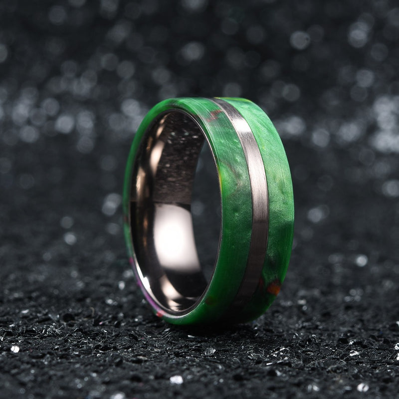 King Will DUO&trade; 8mm titanium ring
