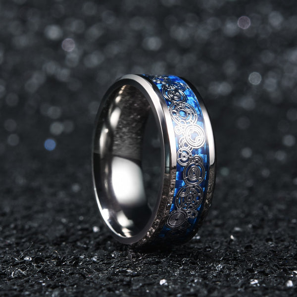 King Will STEAMPUNK&trade; 8mm titanium ring