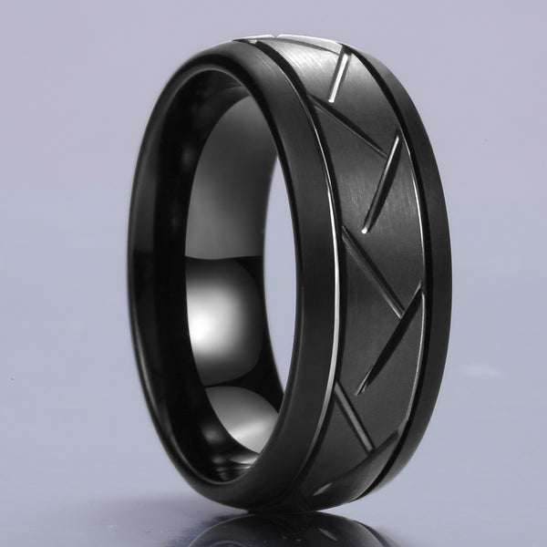 King Will BASIC&trade; 8mm tungsten ring