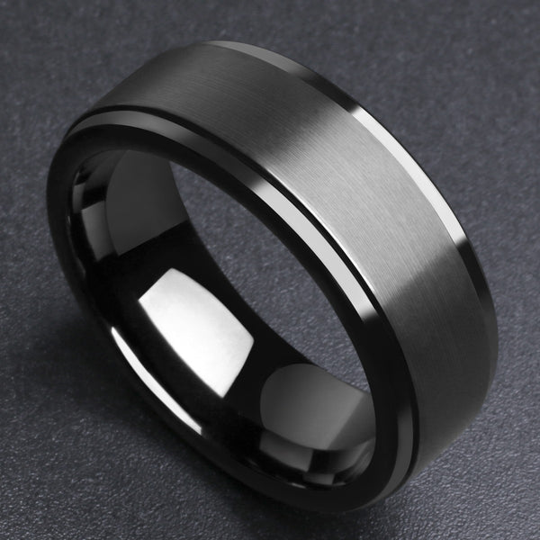 King Will BASIC&trade; 8mm tungsten ring