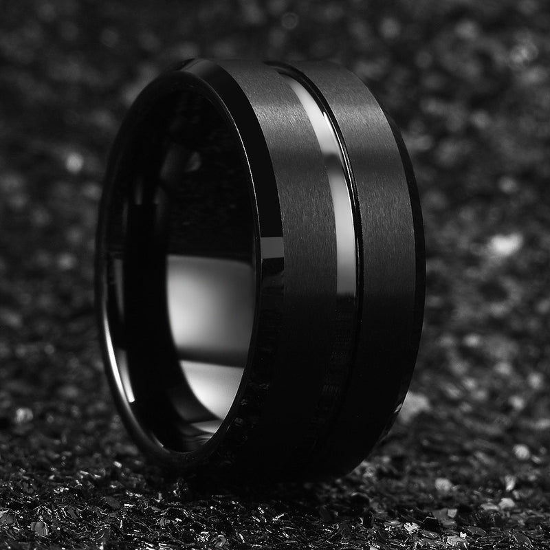 King Will BASIC&trade; 10mm tungsten ring
