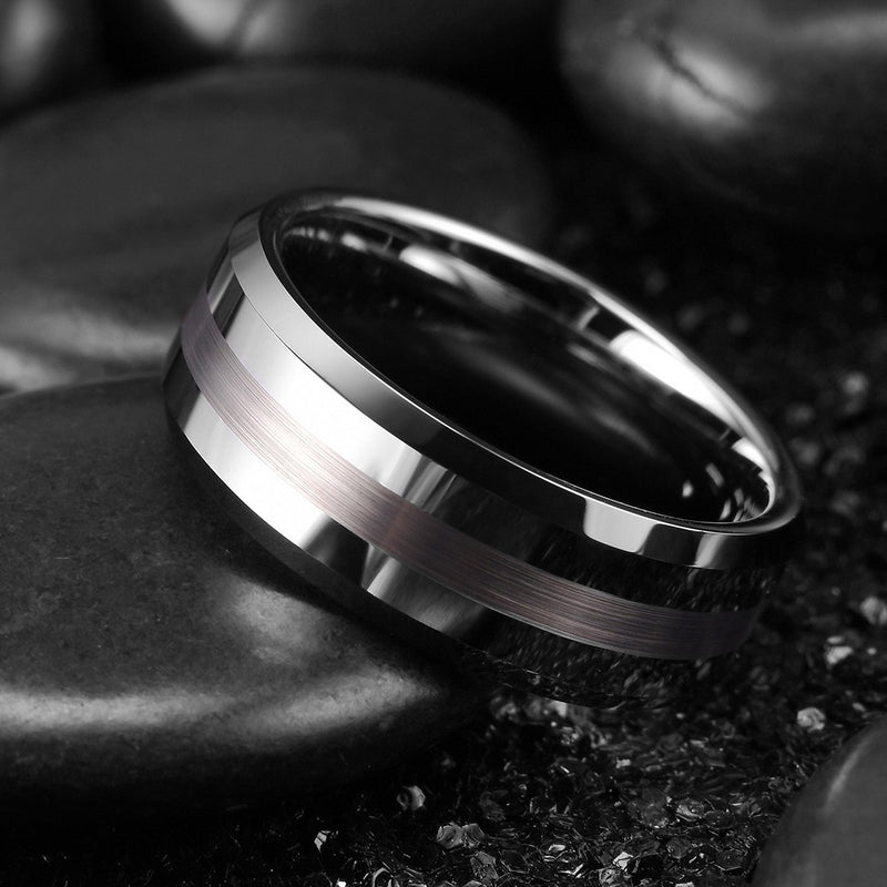 King Will CLASSIC&trade; 8mm tungsten ring