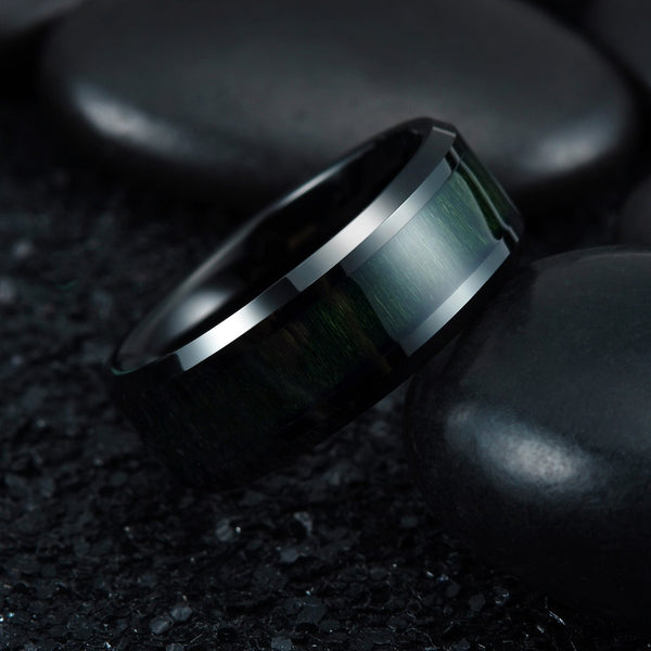 King Will NATURE&trade; 8mm tungsten ring