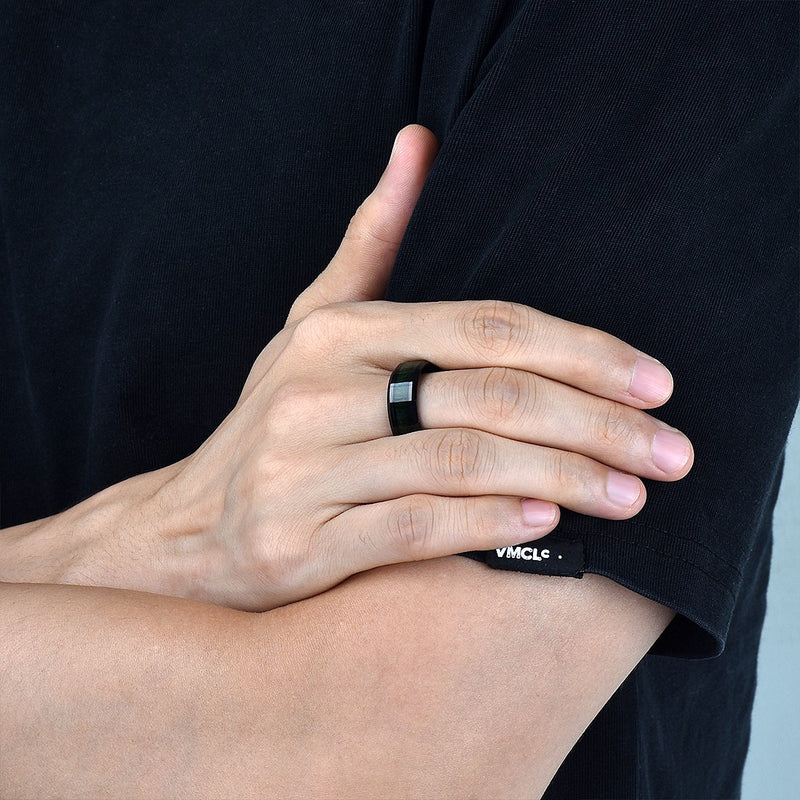 King Will NATURE&trade; 8mm tungsten ring