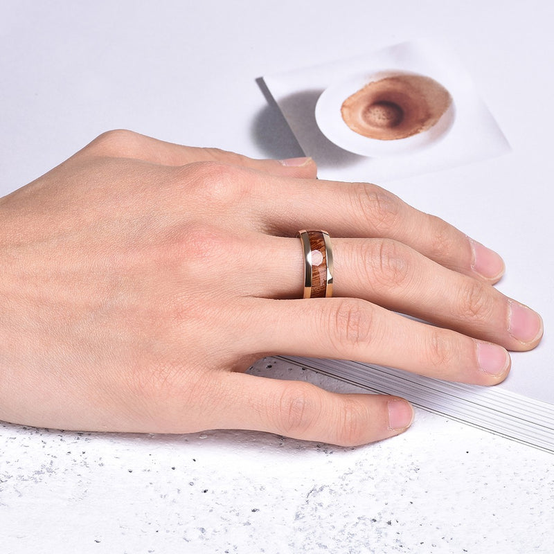 King Will NATURE&trade; 8mm titanium ring